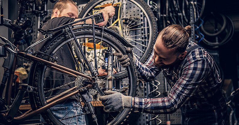 Cleaning up a bike before moving